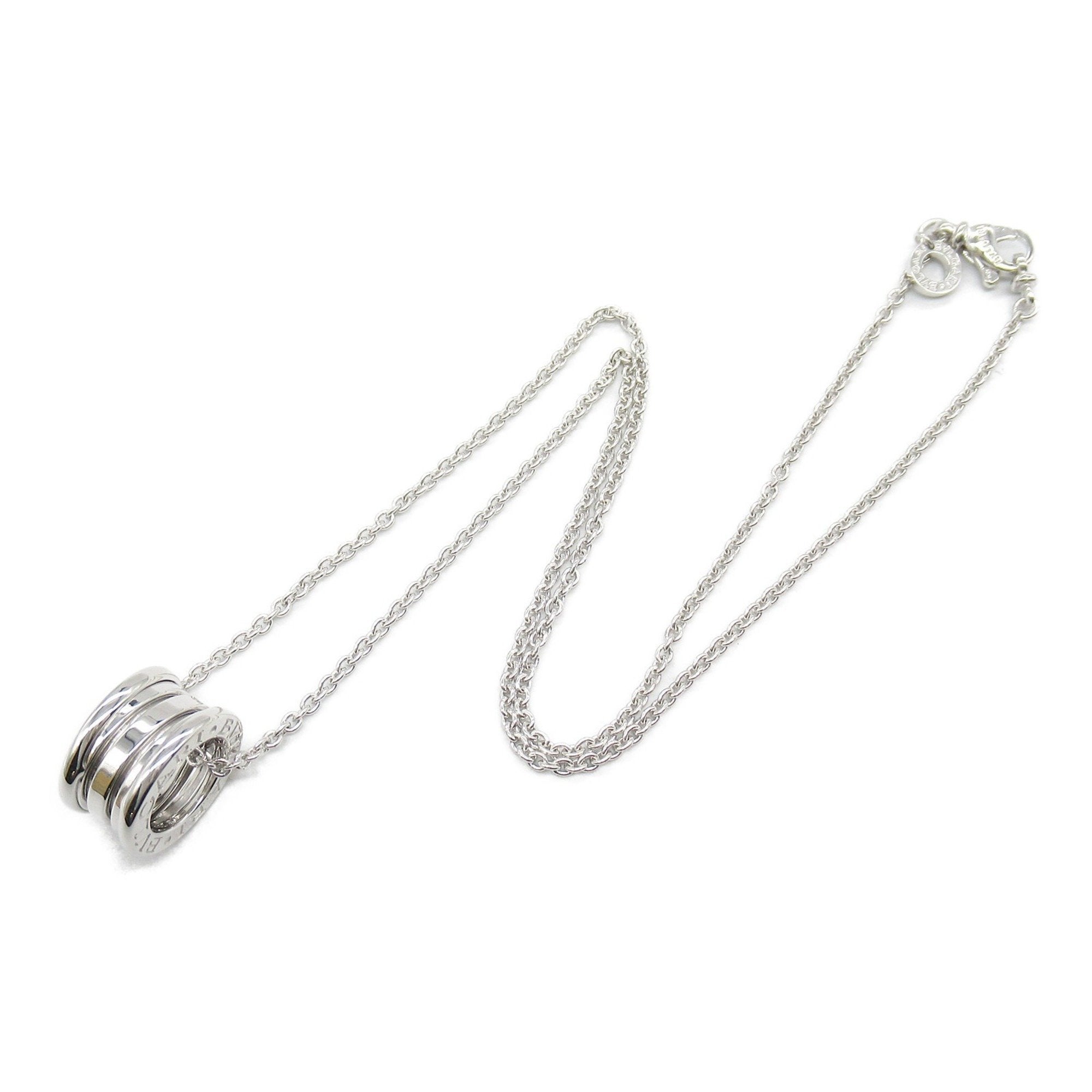 B.Zero1 Pendant Necklace 18K White Gold