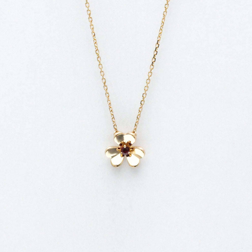 Frivole Pendant Necklace 18K Rose Gold Mini with Diamond