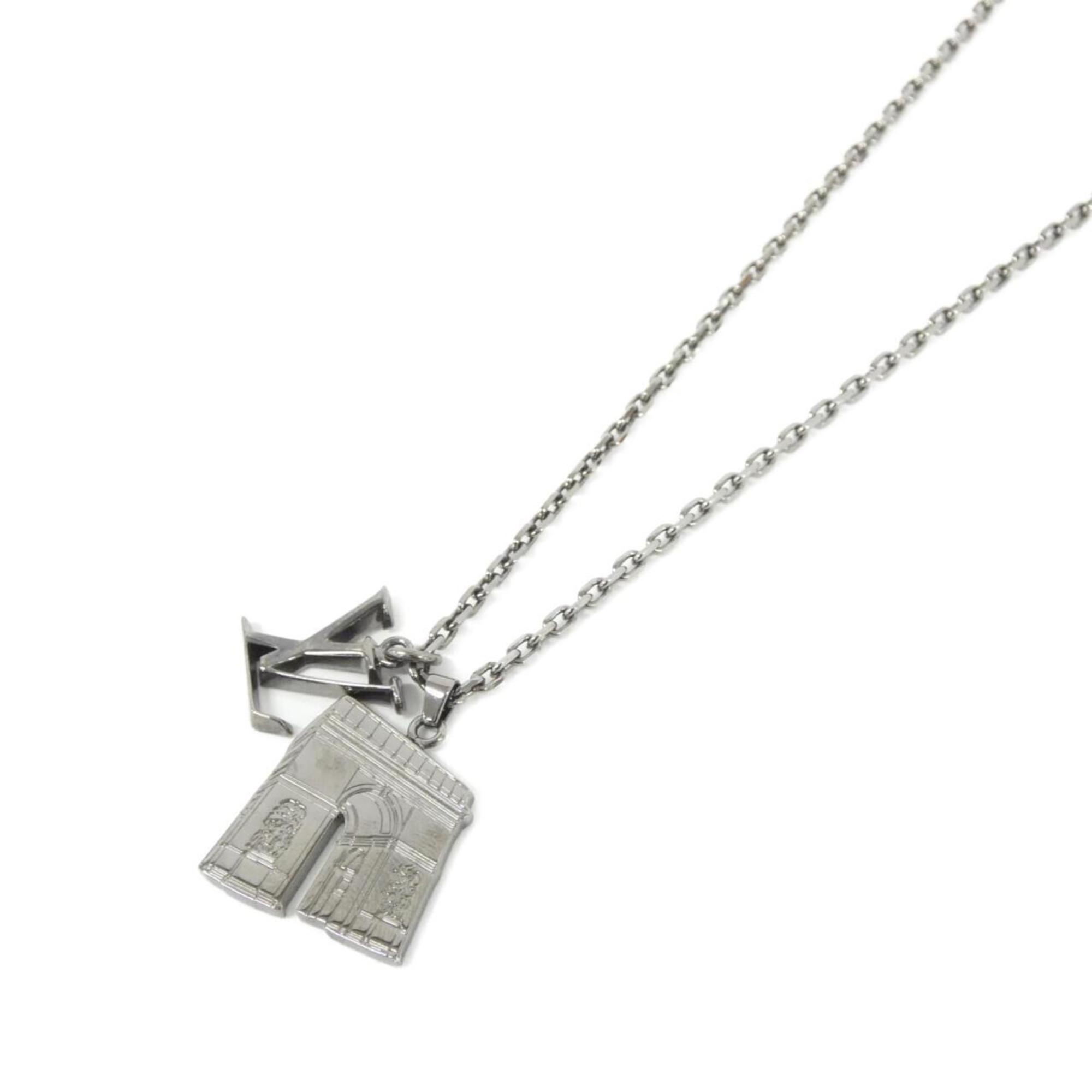 Collier Arc Pendant Necklace Sterling Silver