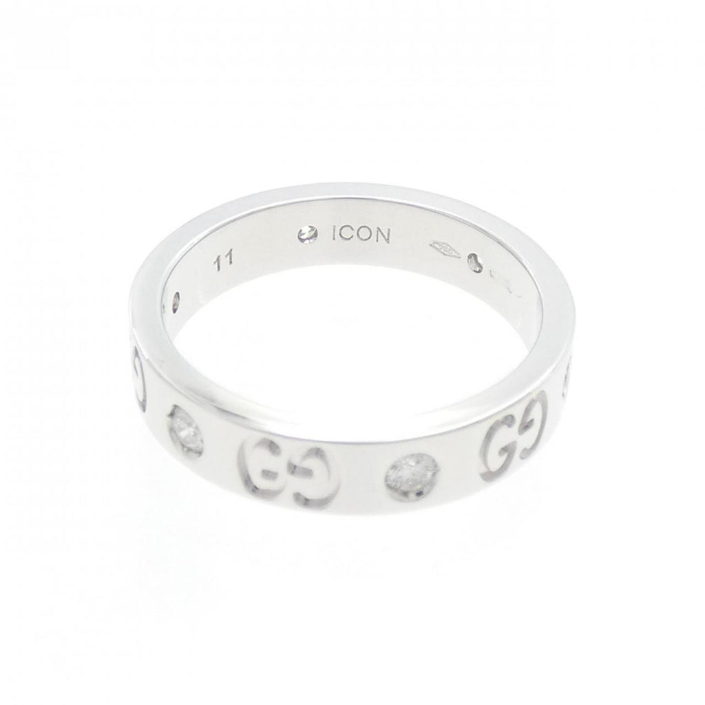 Icon Ring 18K White Gold With Diamond