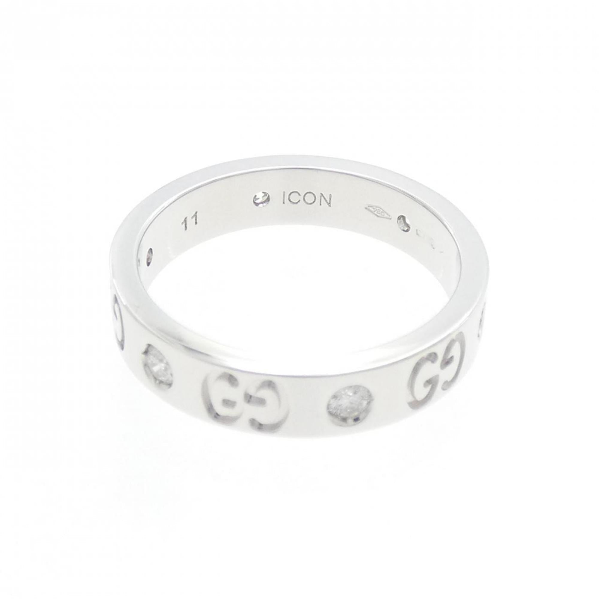Icon Ring 18K White Gold With Diamond
