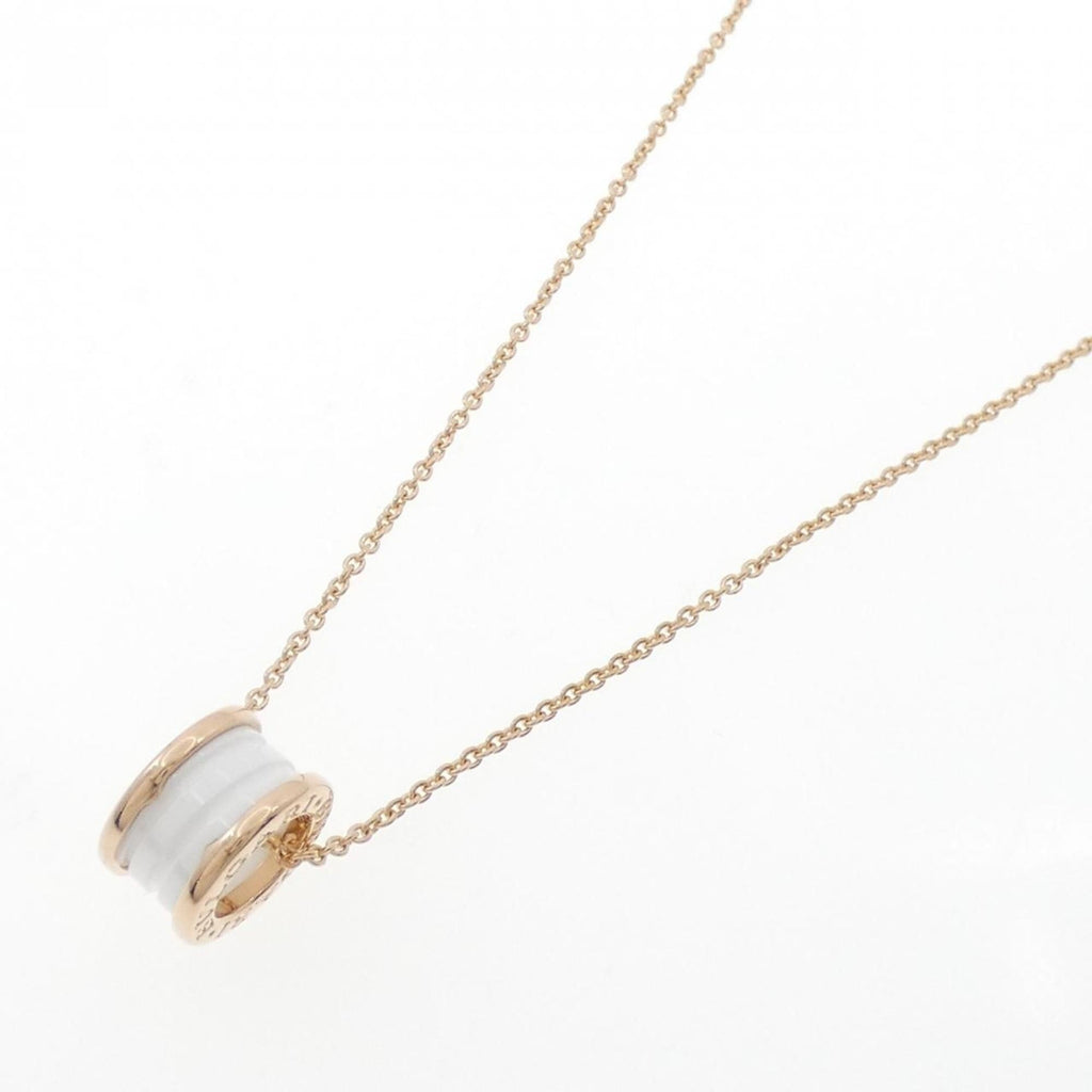 B.Zero1 Pendant Necklace Ceramic and 18K Rose Gold