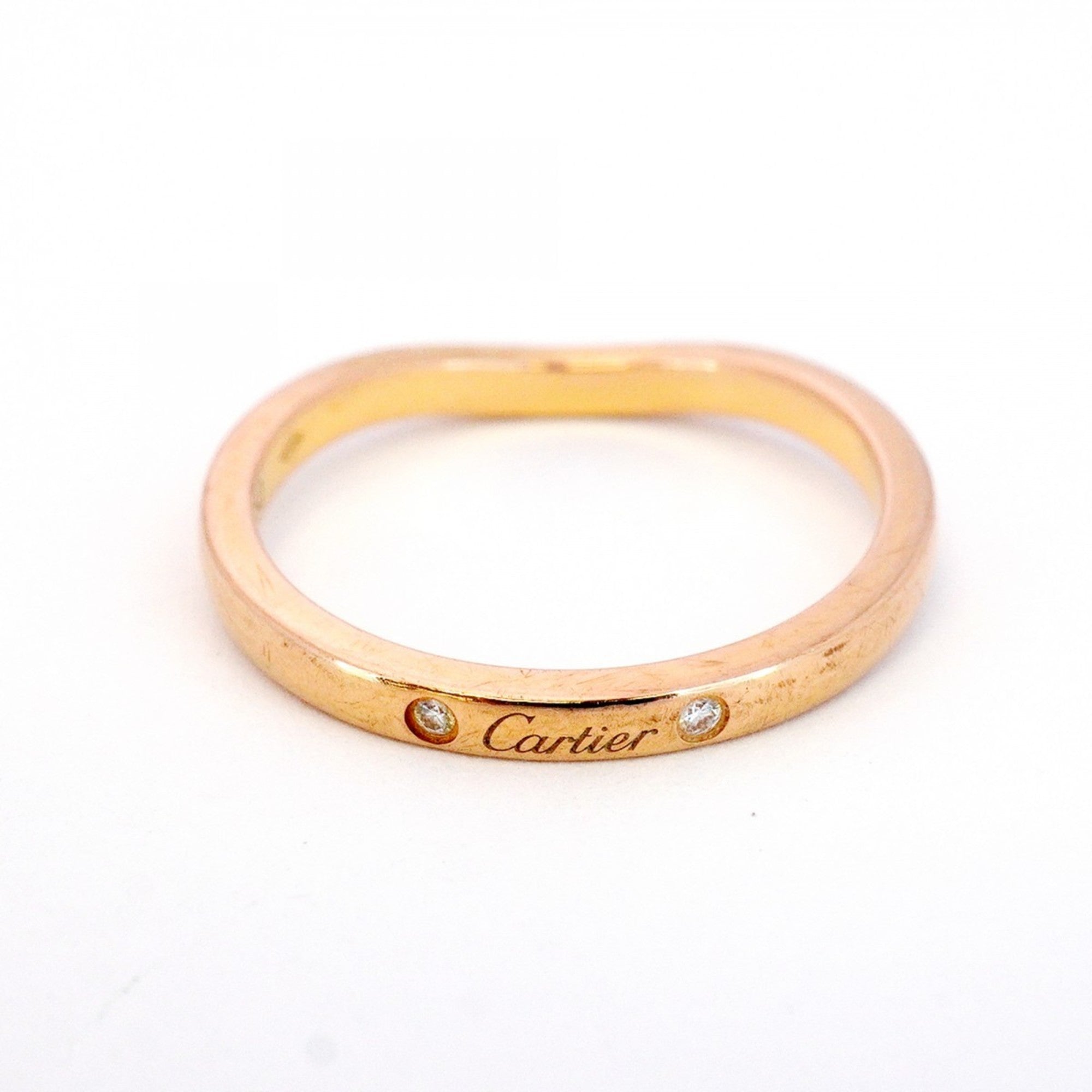 Band Ring 18K Rose Gold with Diamond