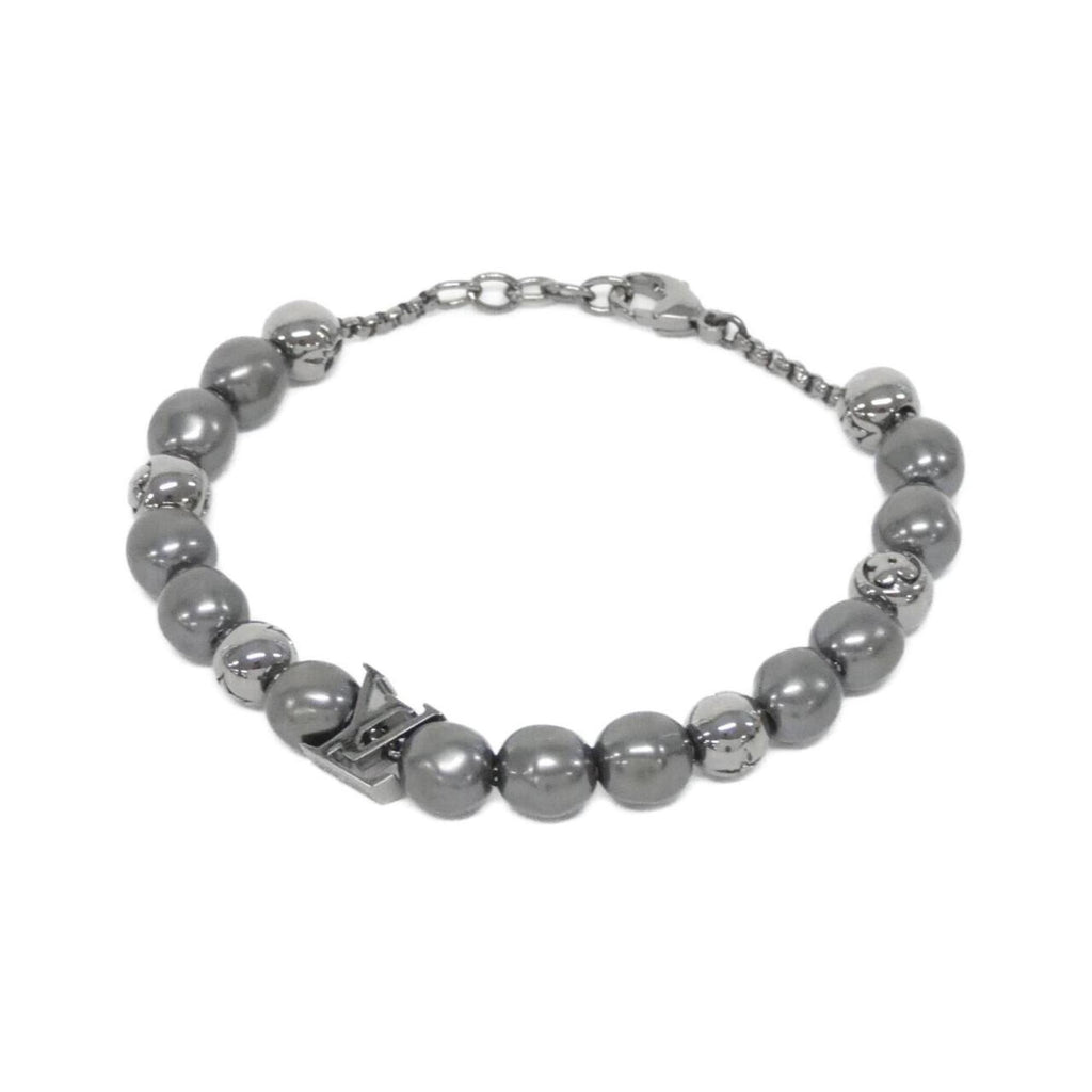 Monogram Pearl Bracelet Black
