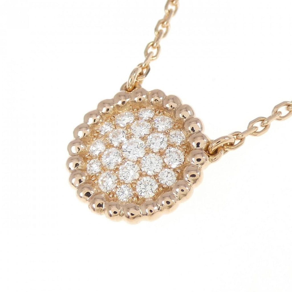 Perlée Pendant Necklace 18K Rose Gold with Diamond
