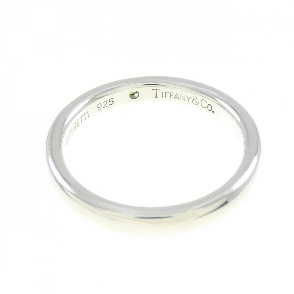 Band Ring Sterling Silver With Garnet