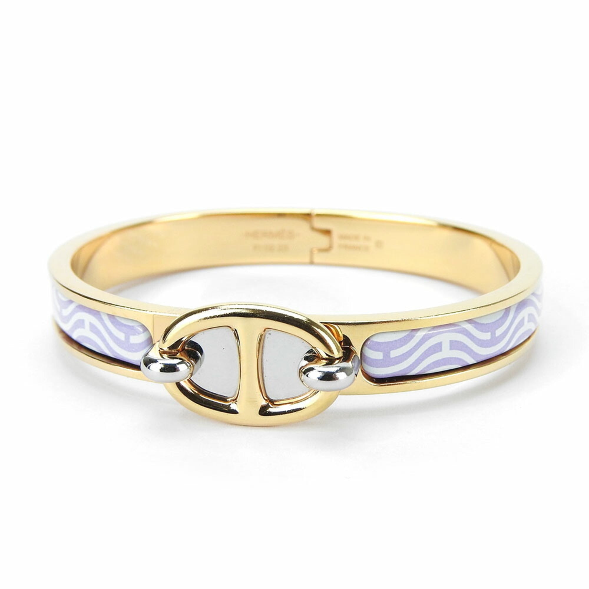 Clic Bracelet Metal Gold Purple Silver