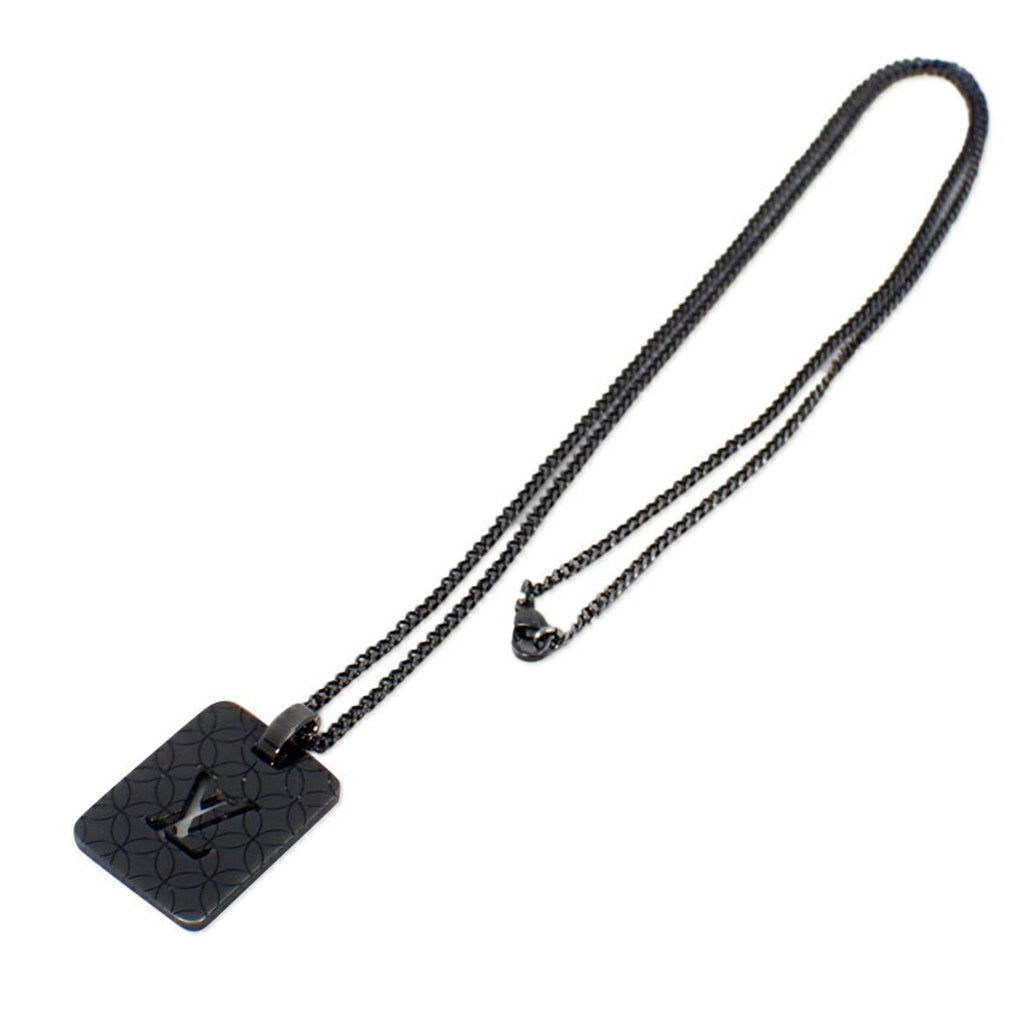 Champs Elysees Pendant Necklace Metal Black