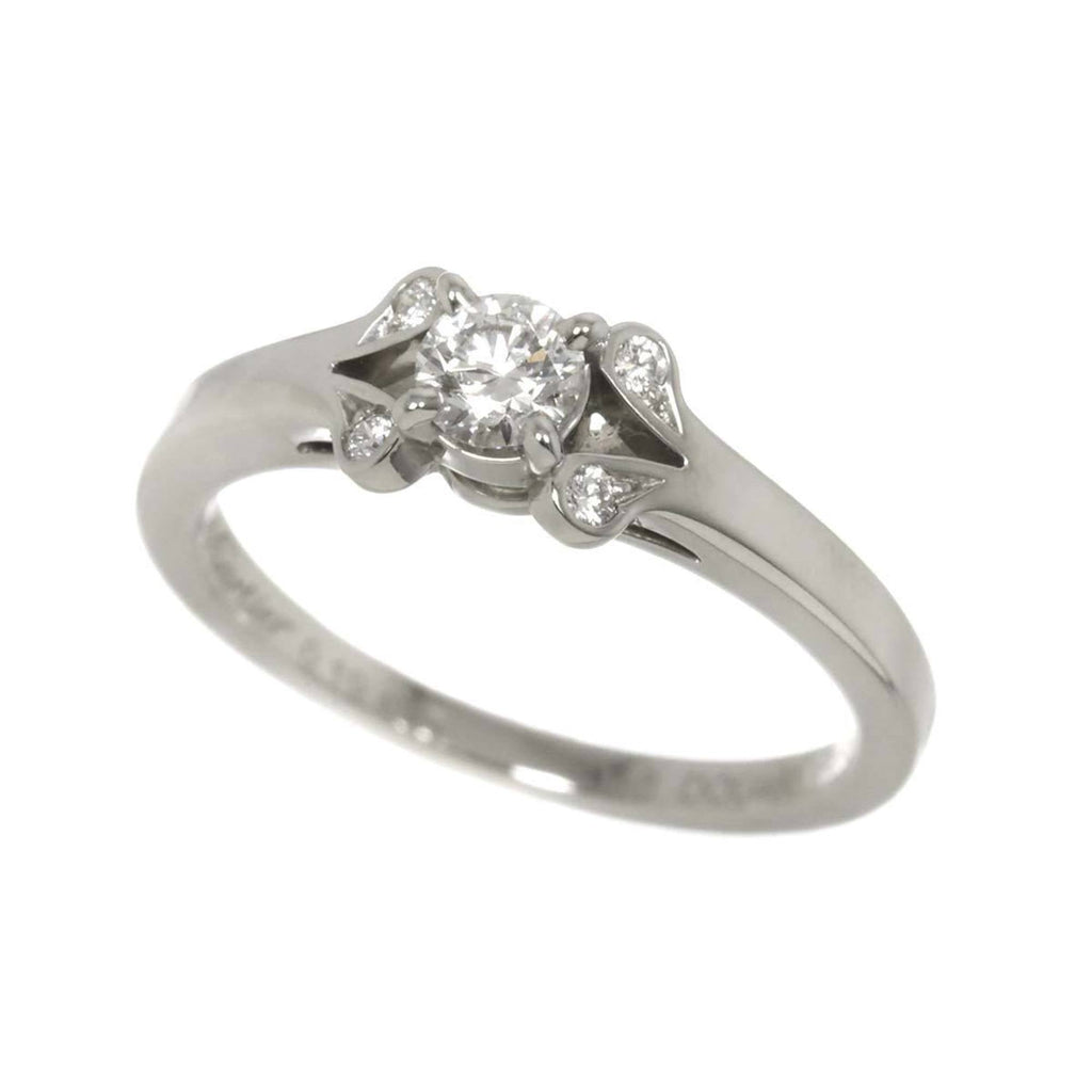 Ring Platinum with Diamond 0.19ct