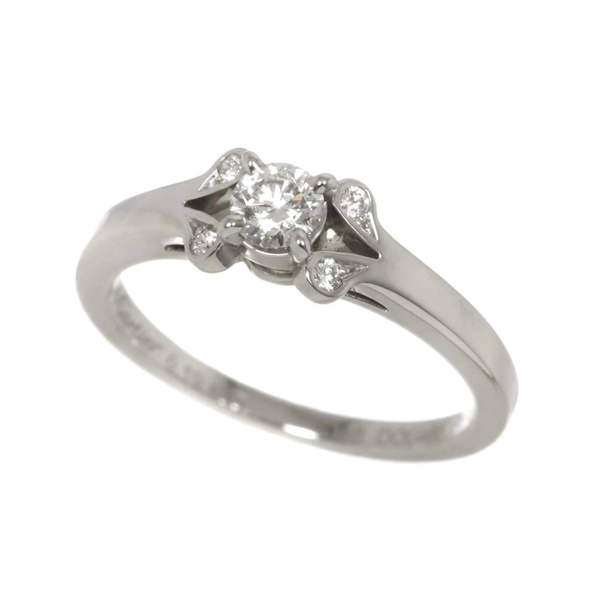 Ring Platinum with Diamond 0.19ct