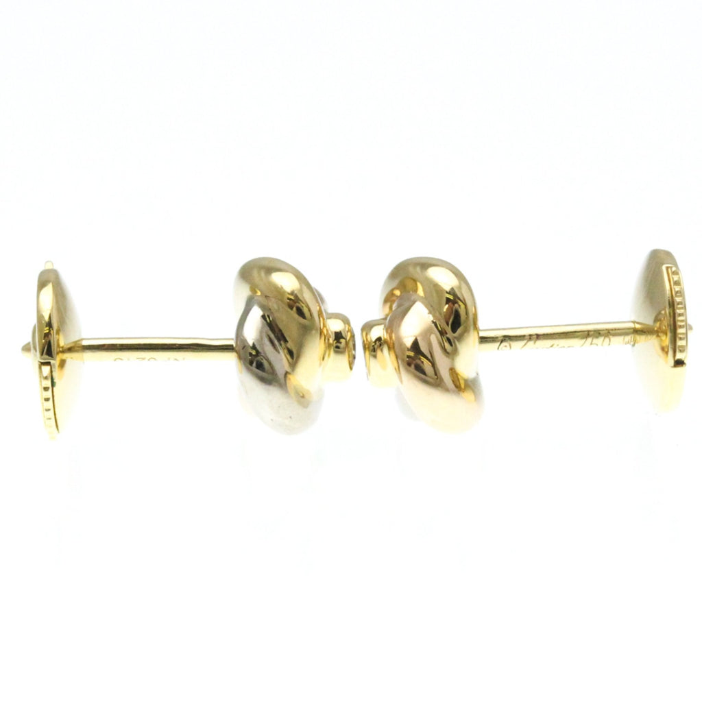 Trinity Earrings 18K Tricolor Gold