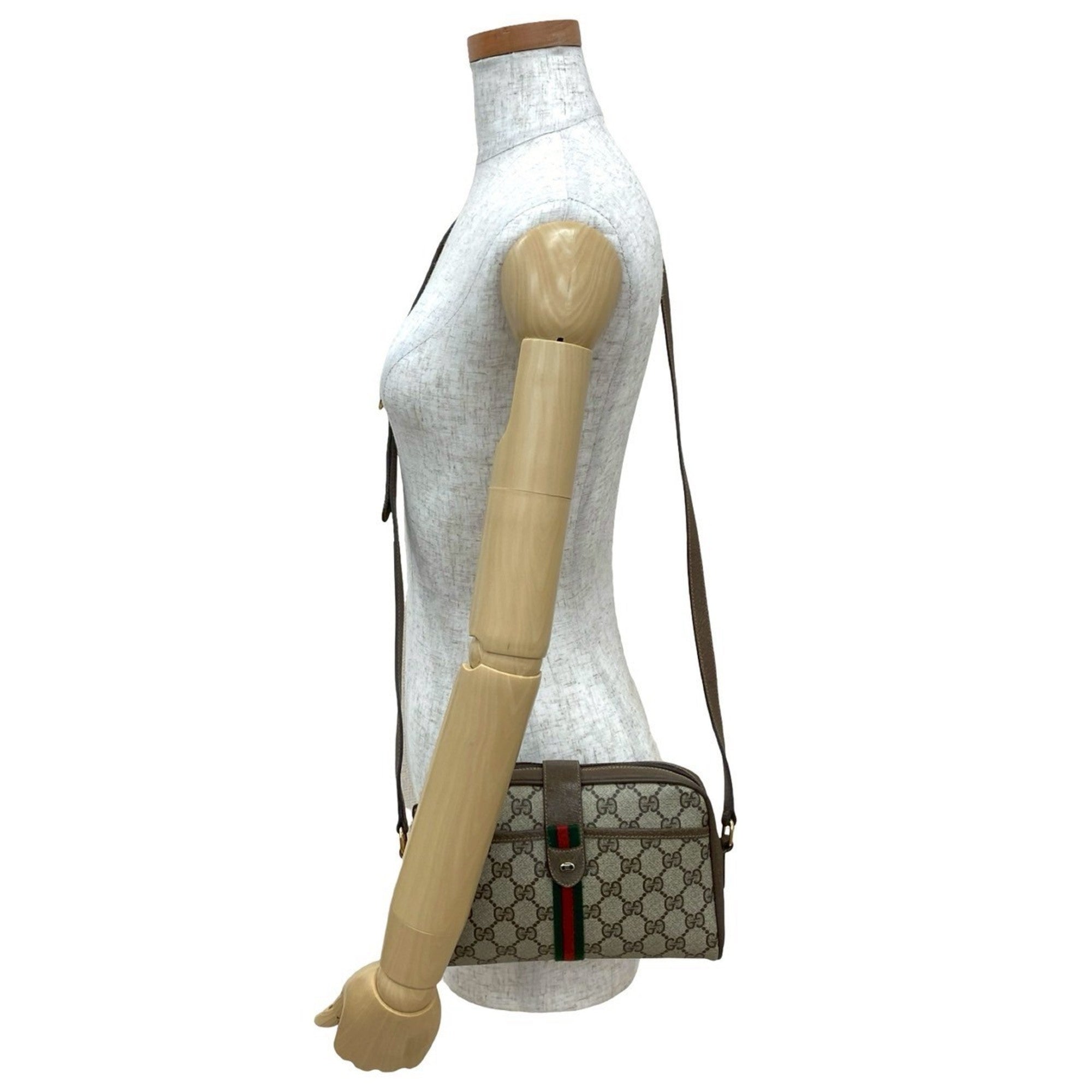 Ophidia Shoulder Bag GG Coated Canvas Mini