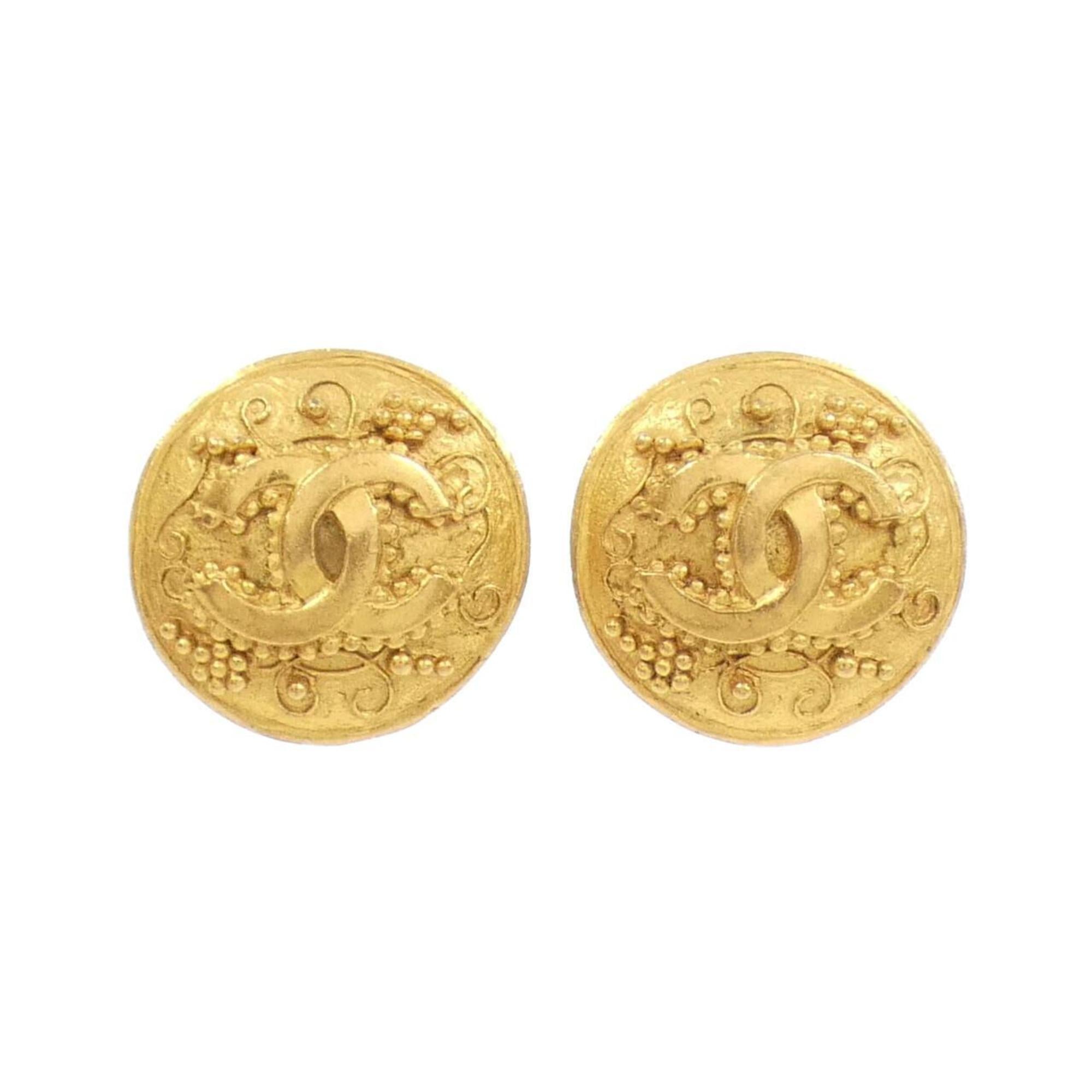Clip-On Earrings Clip-On Gold-Tone Metal