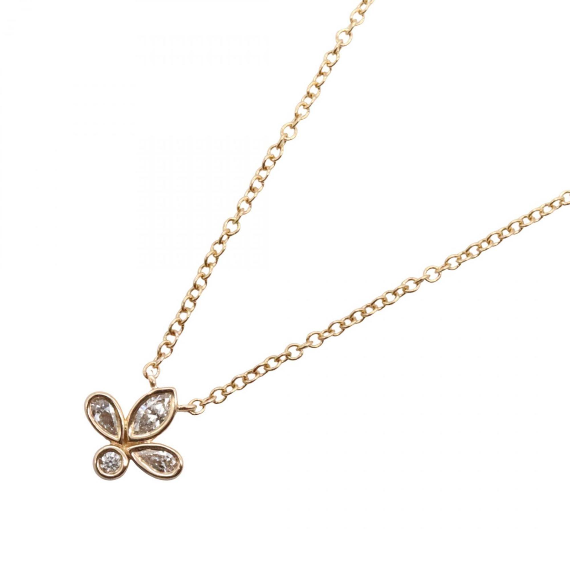 Pendant Necklace 18K Rose Gold with Diamond