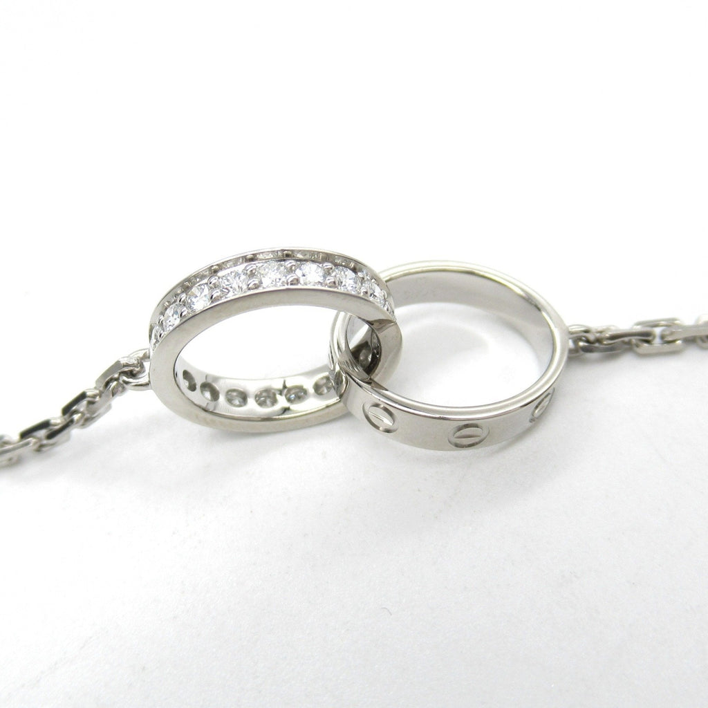 Love Pendant Necklace 18K White Gold with Diamond