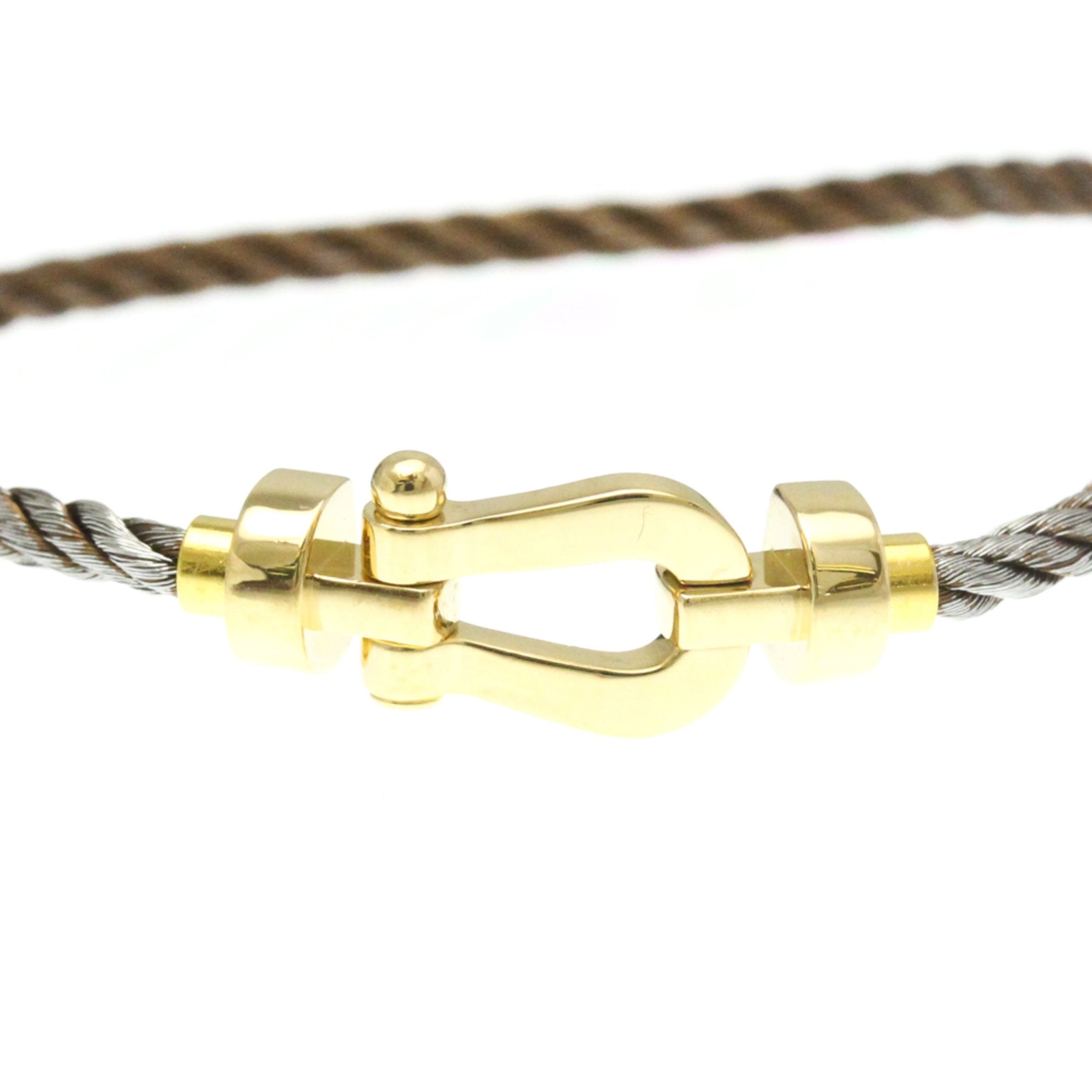Force 10 Bracelet Stainless Steel and 18K Yellow Gold Medium