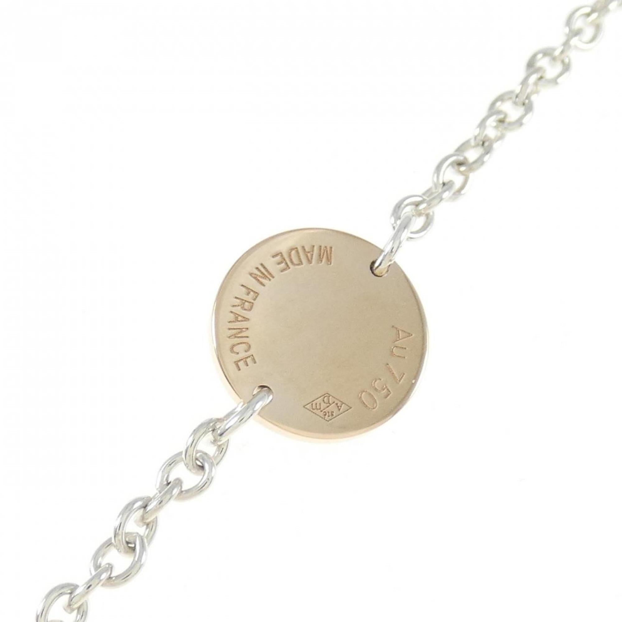 Confetti Pendant Necklace 18K Rose Gold and Sterling Silver