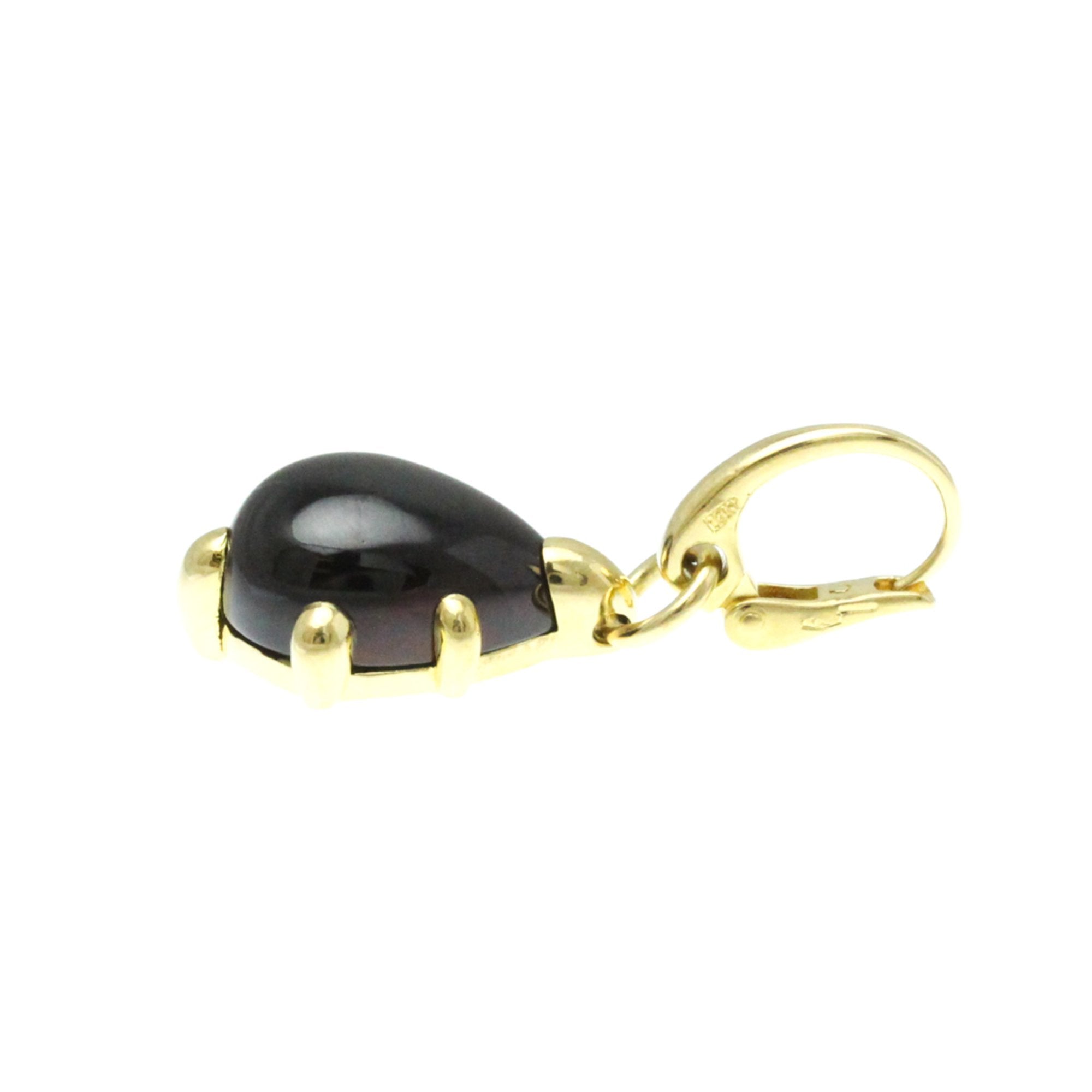 Pendant Necklace Gold with Garnet