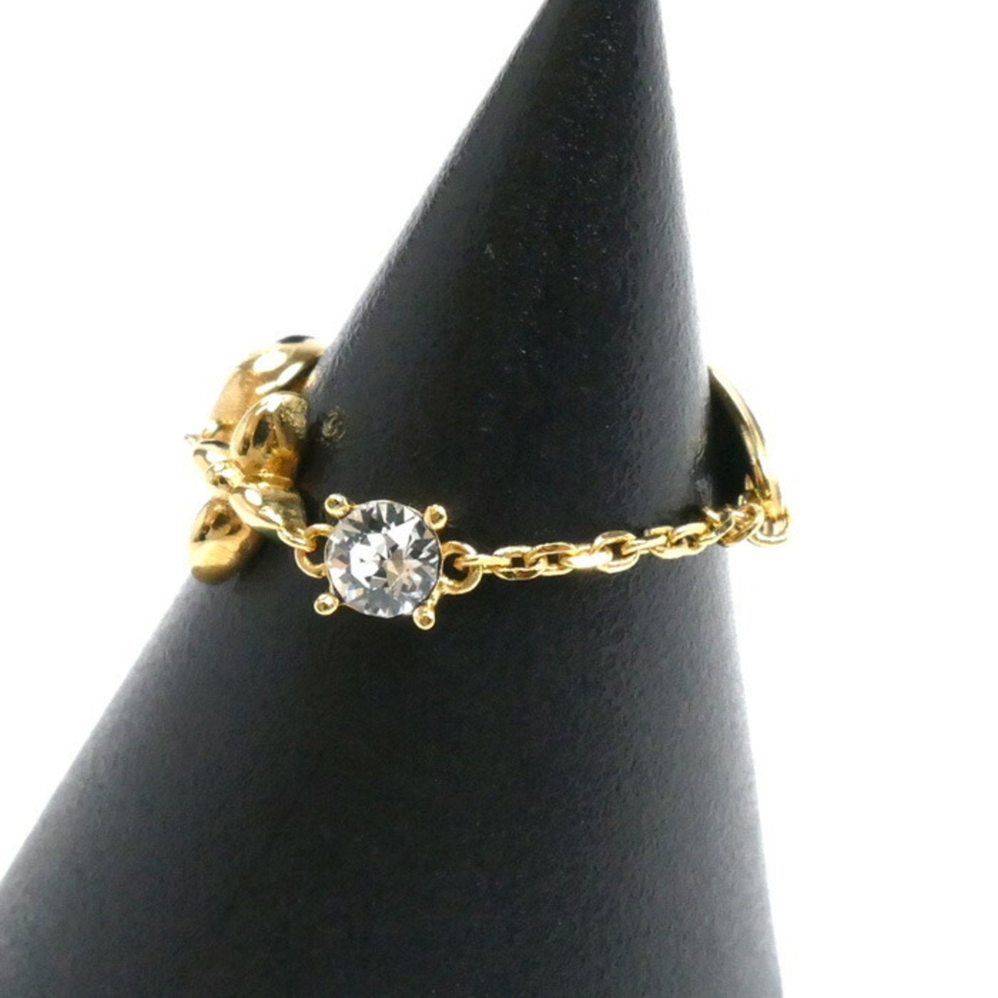 Ring Gold With Rhinestone