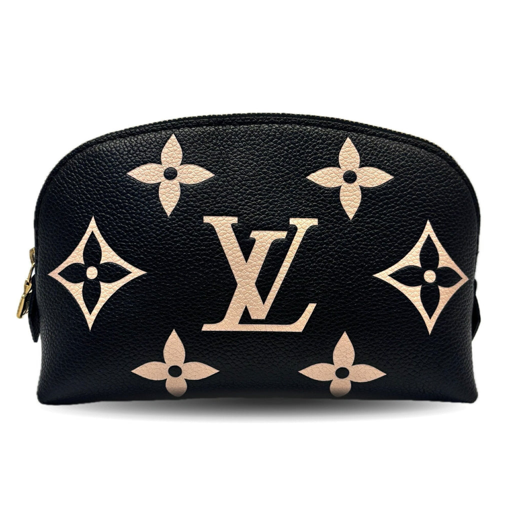 Double Zip Pochette Bicolor Monogram Empreinte Giant