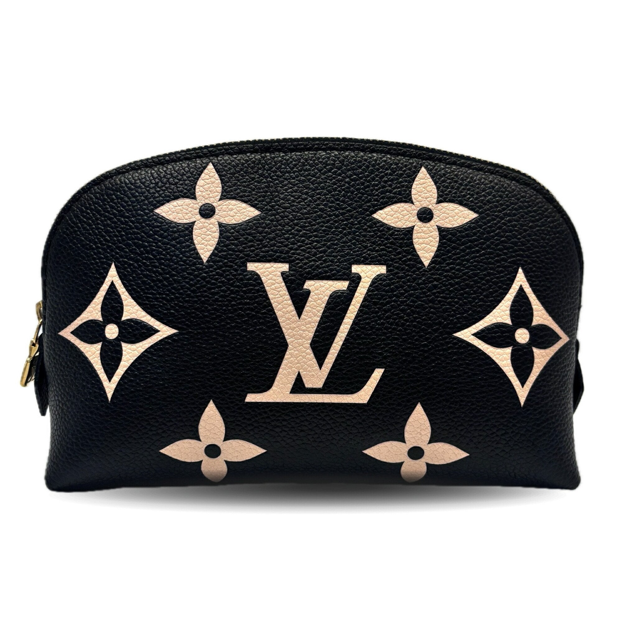 Double Zip Pochette Bicolor Monogram Empreinte Giant