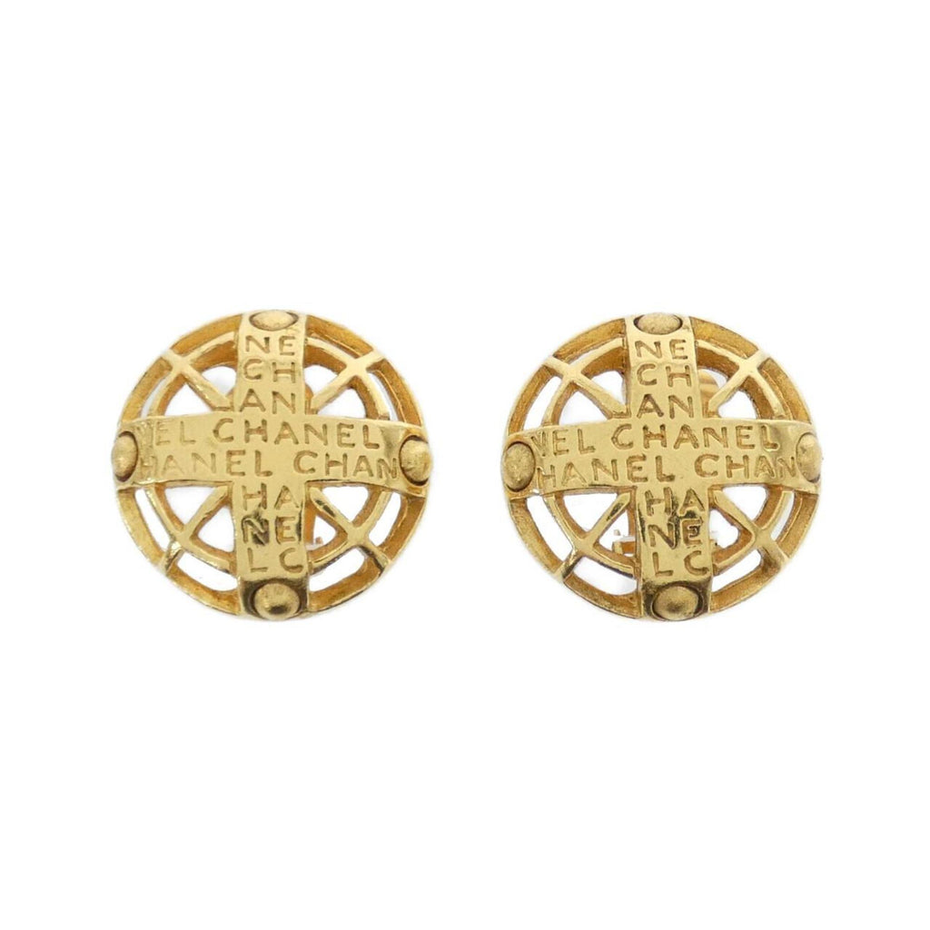 Earrings Gold-Tone Metal