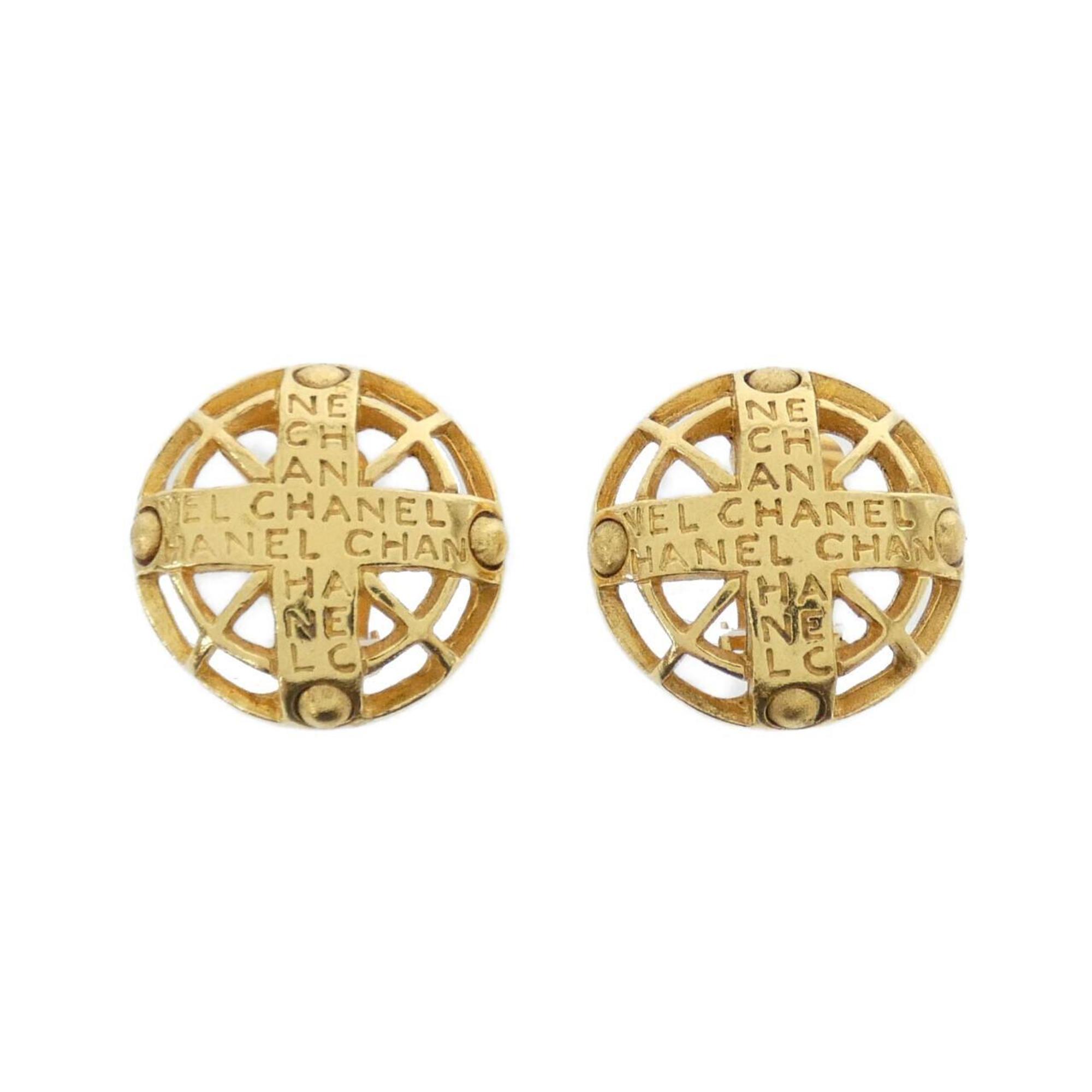 Earrings Gold-Tone Metal