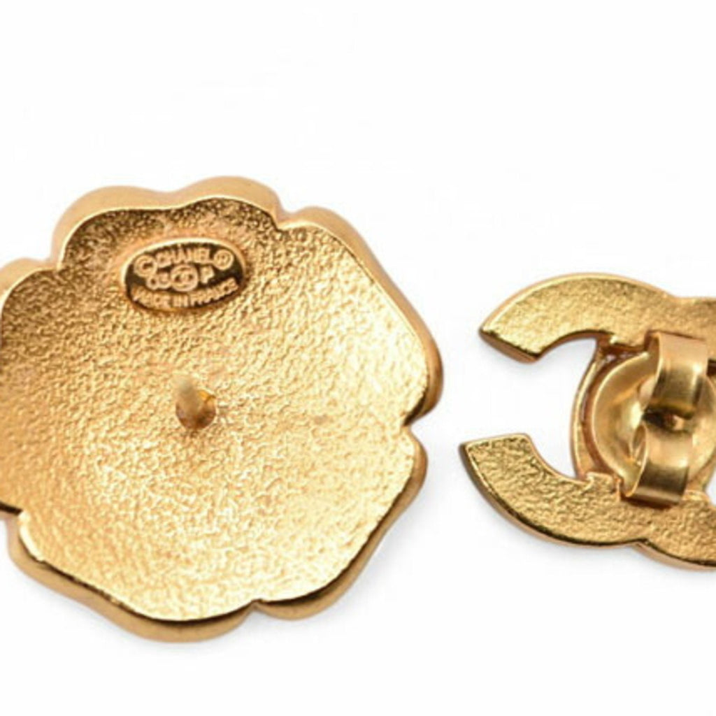 Earrings Gold-Tone Metal