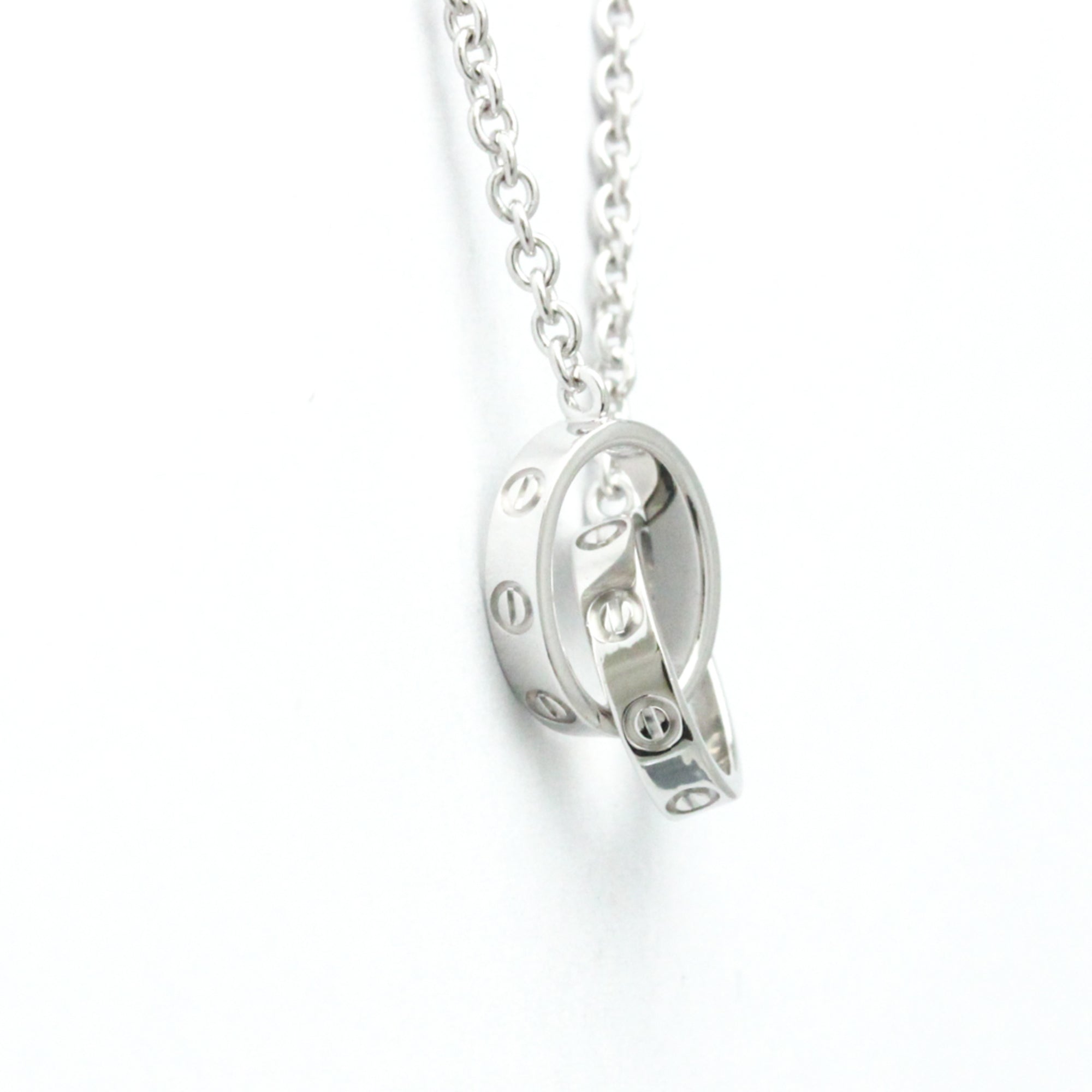 Baby Love Pendant Necklace 18K White Gold