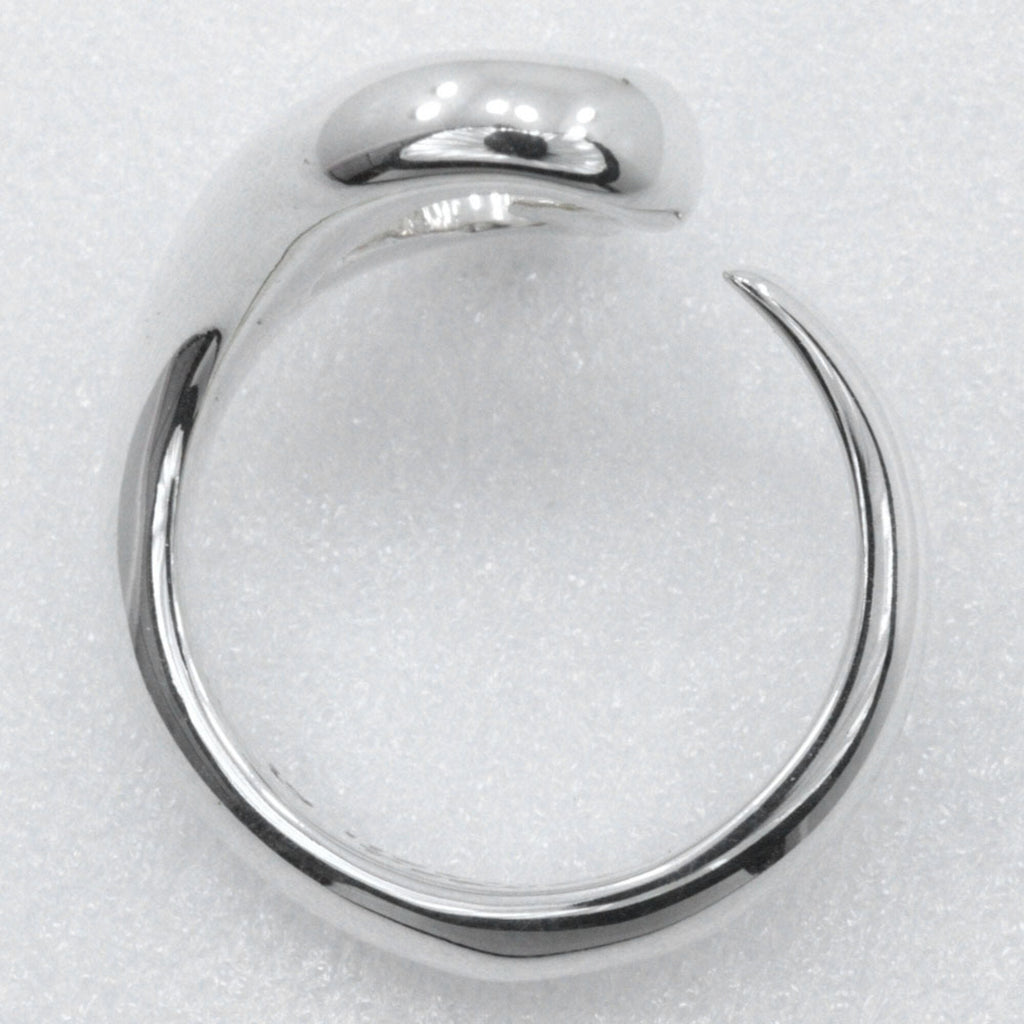 Open Heart Ring Sterling Silver 16mm