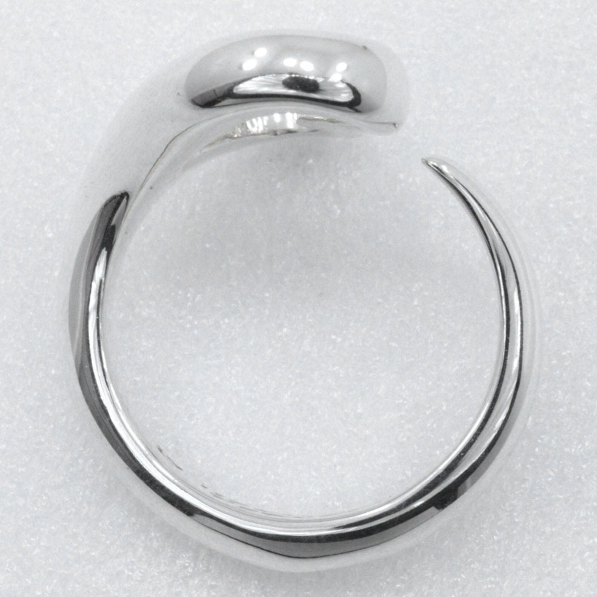 Open Heart Ring Sterling Silver 16mm