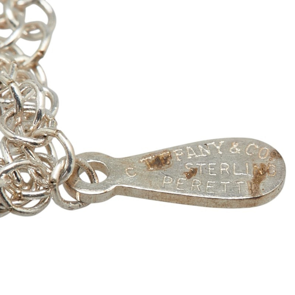 Mesh Pendant Necklace Sterling Silver