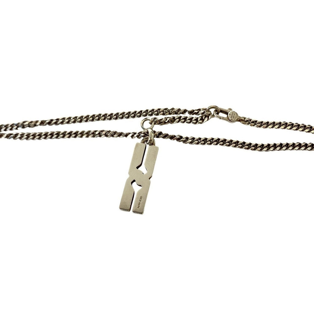 Knot Infinity Pendant Necklace Sterling Silver