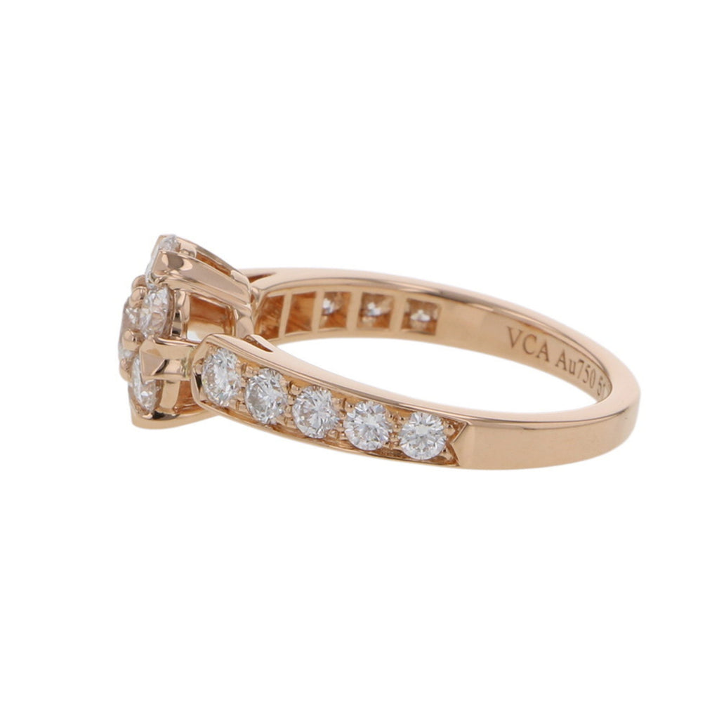 Fleurette Ring 18K Rose Gold and Diamond