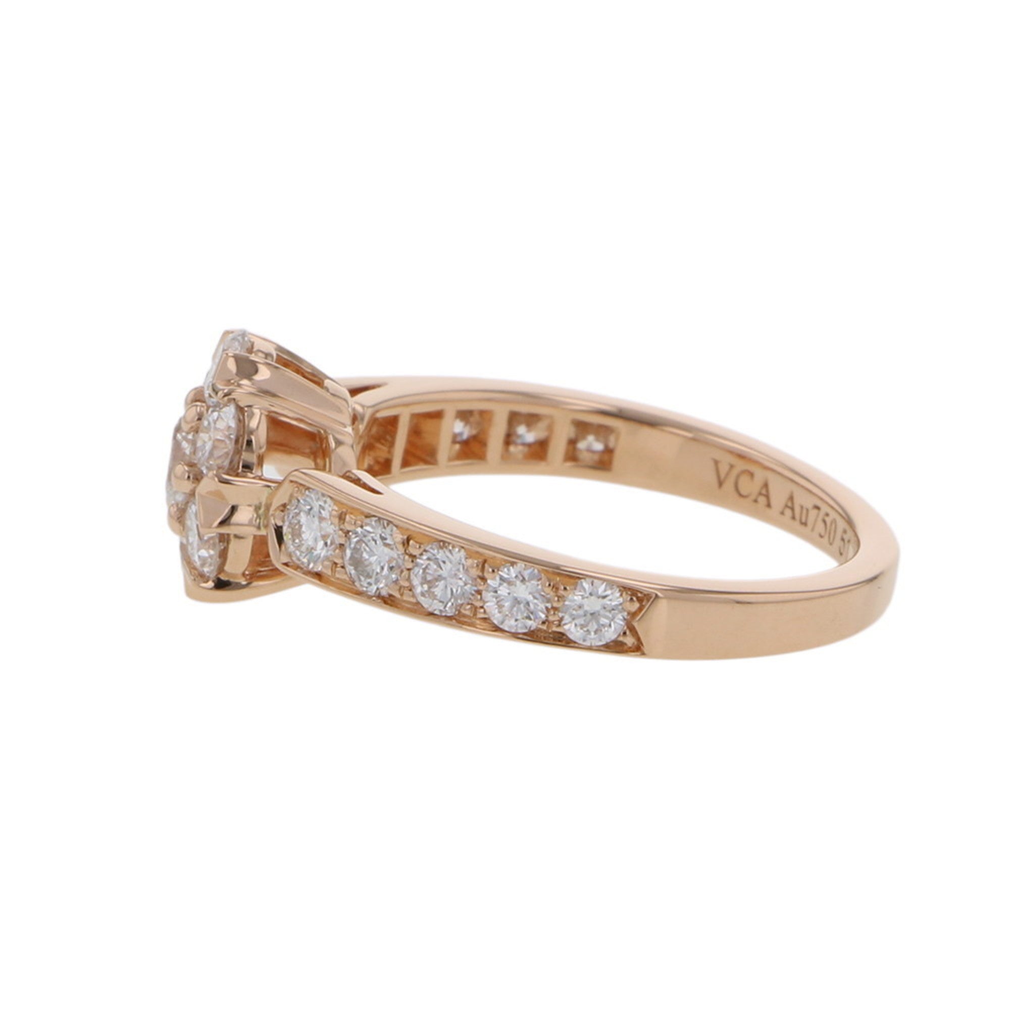 Fleurette Ring 18K Rose Gold and Diamond