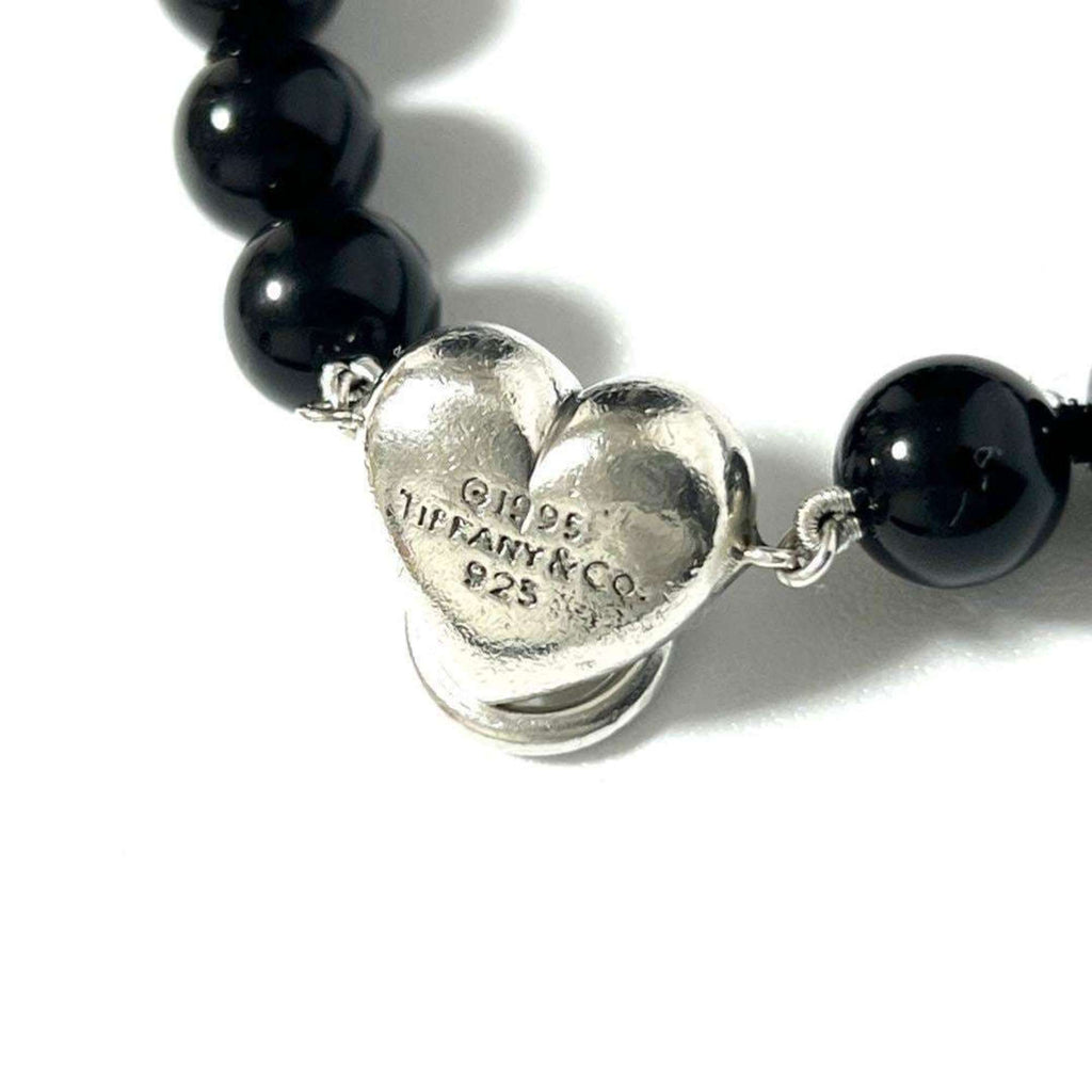 Door Knocker Bracelet Sterling Silver with Onyx
