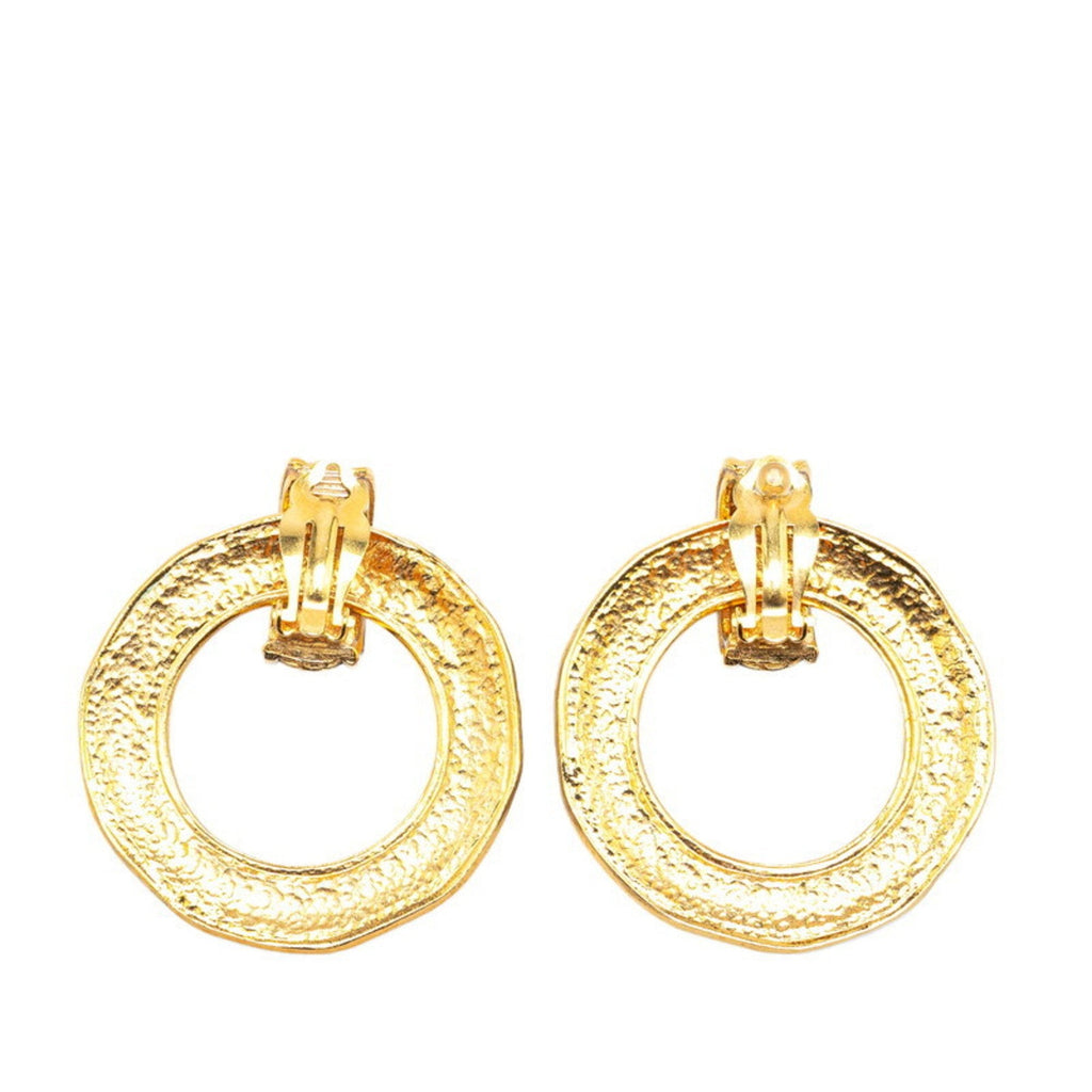 Clip-On Earrings Clip-On Gold-Tone Metal