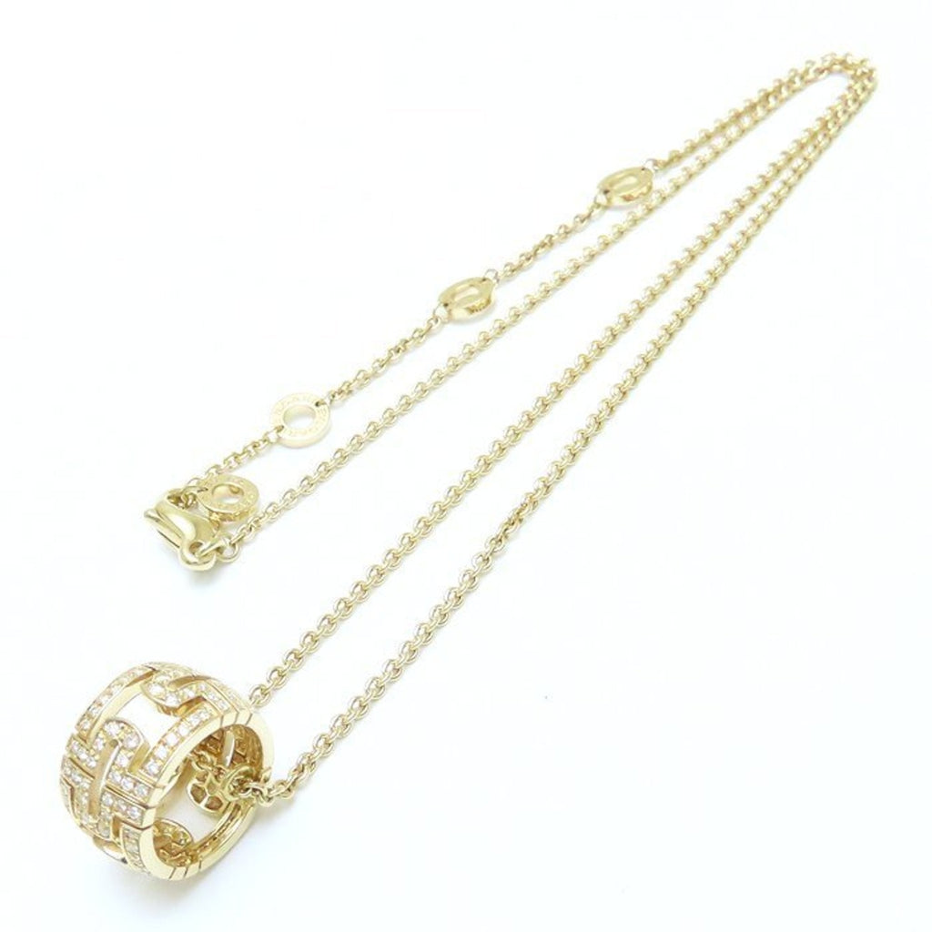 Parentesi Pendant Necklace 18K Yellow Gold with Diamond