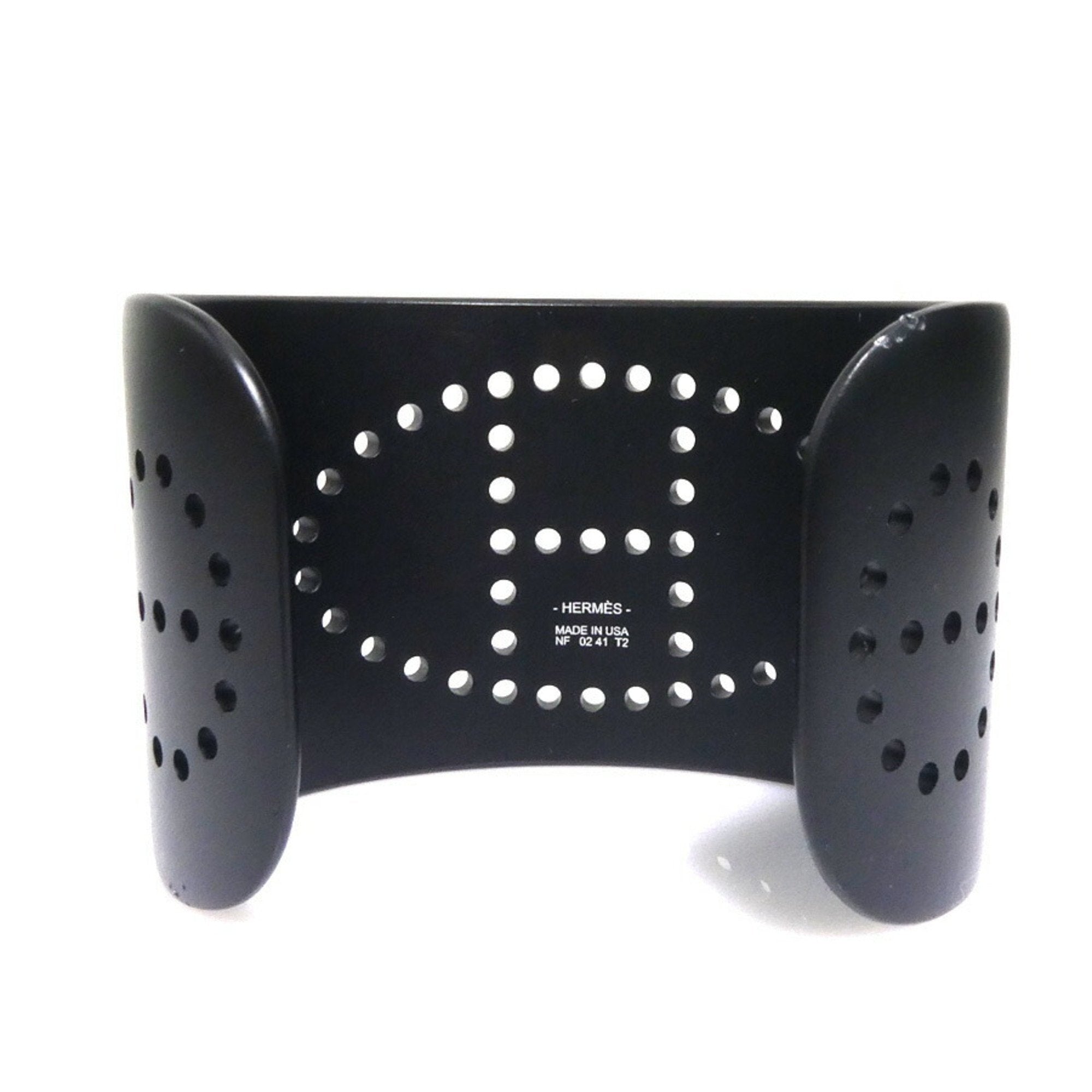 Bangle Bracelet Aluminum Black