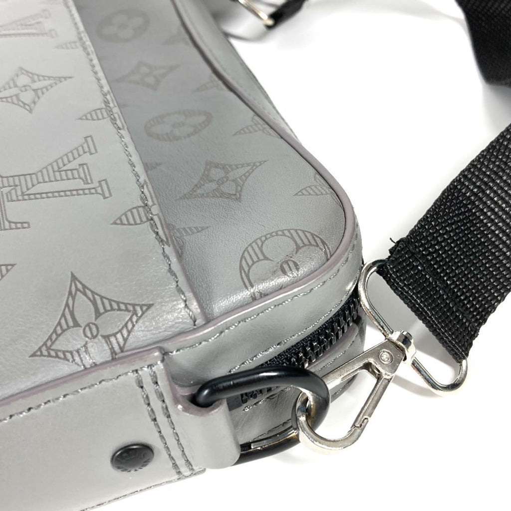 Duo Messenger Bag Monogram Shadow Leather