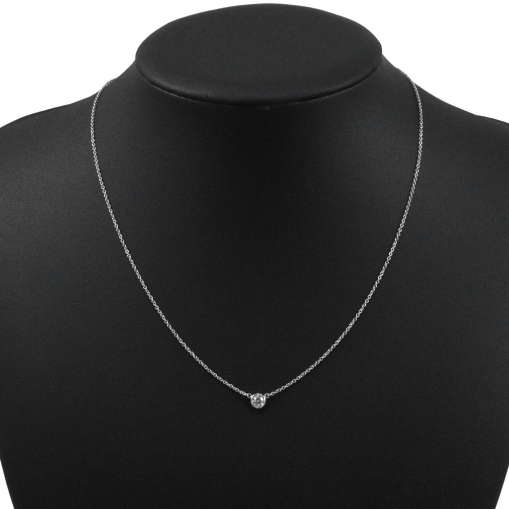 Elsa Peretti Pendant Necklace Platinum 5mm