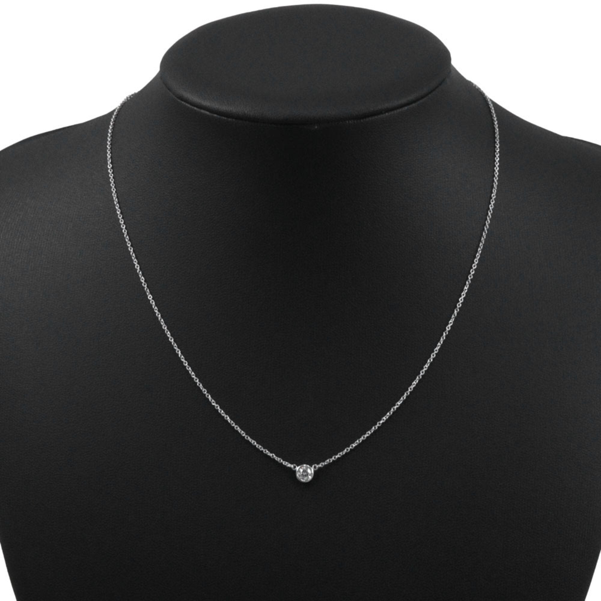 Elsa Peretti Pendant Necklace Platinum 5mm