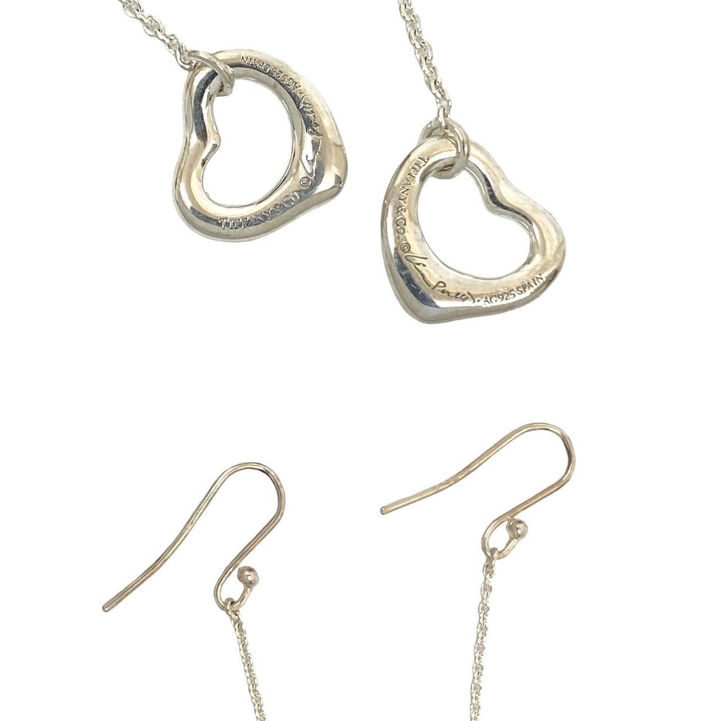 Open Heart Earrings Sterling Silver 10mm Sterling Silver