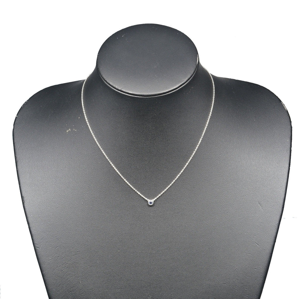 Elsa Peretti Diamonds By The Yard Pendant Necklace Sterling Silver