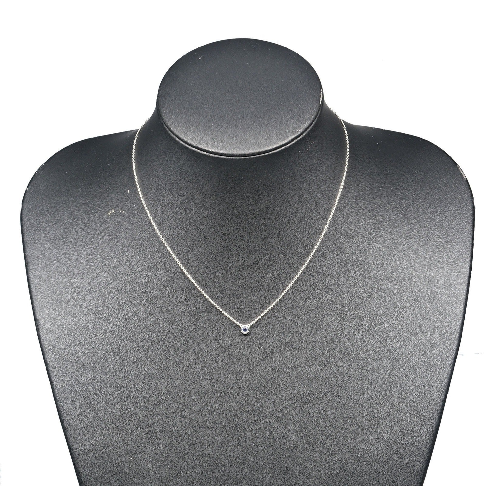 Elsa Peretti Diamonds By The Yard Pendant Necklace Sterling Silver