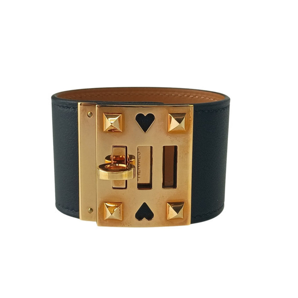 As de Coeur Bracelet Leather Black