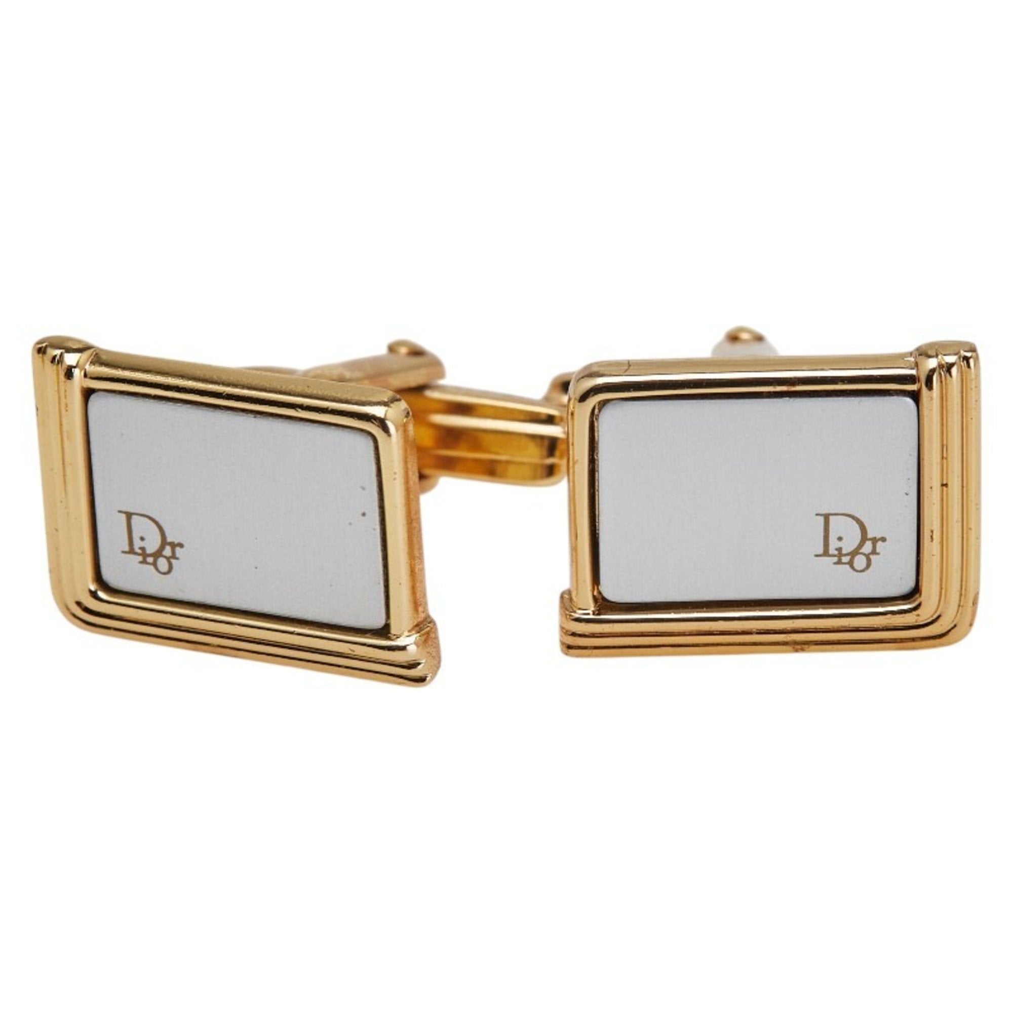 Cufflinks Gold and Plastic Bracelet