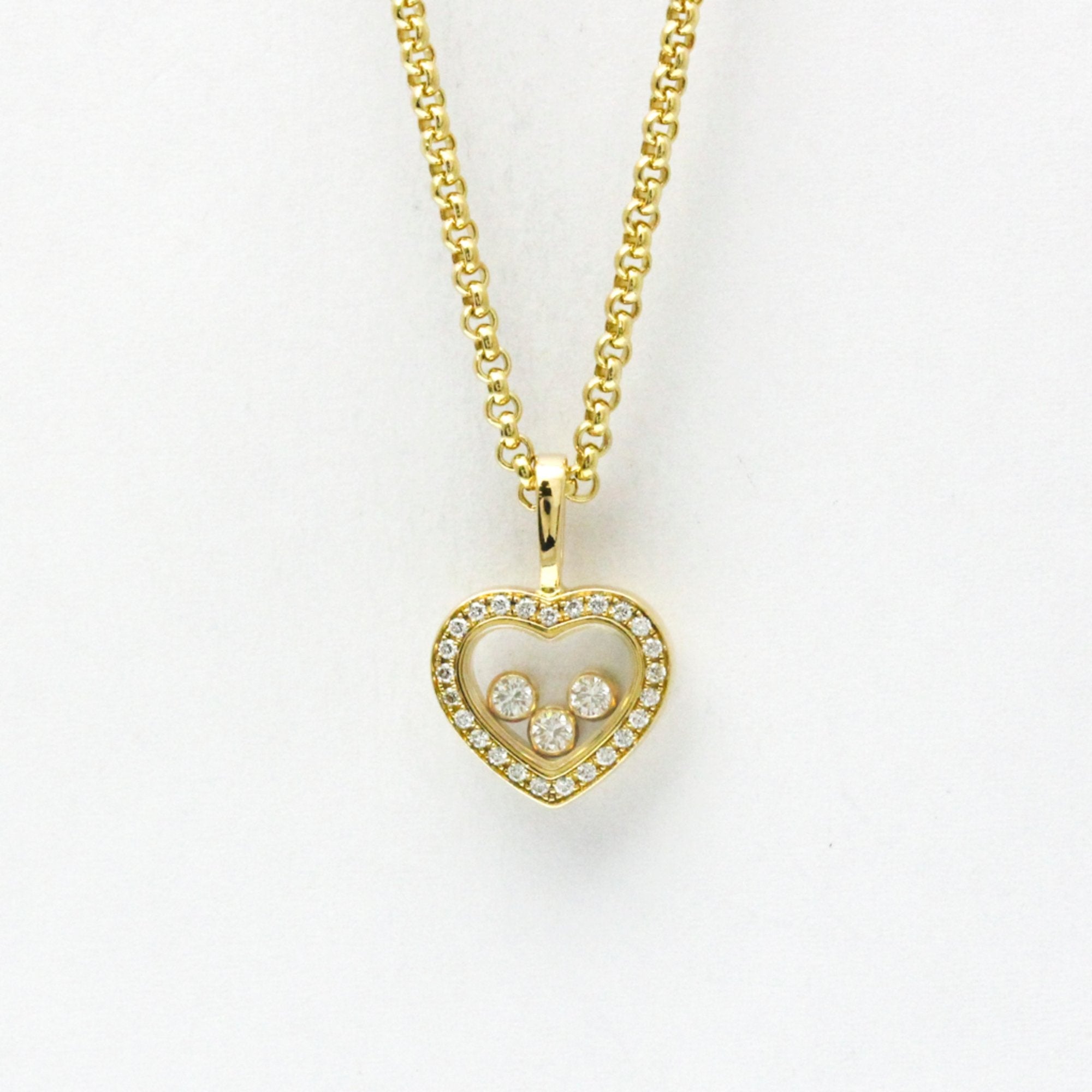 Happy Diamonds Pendant Necklace 18K Yellow Gold with Diamond