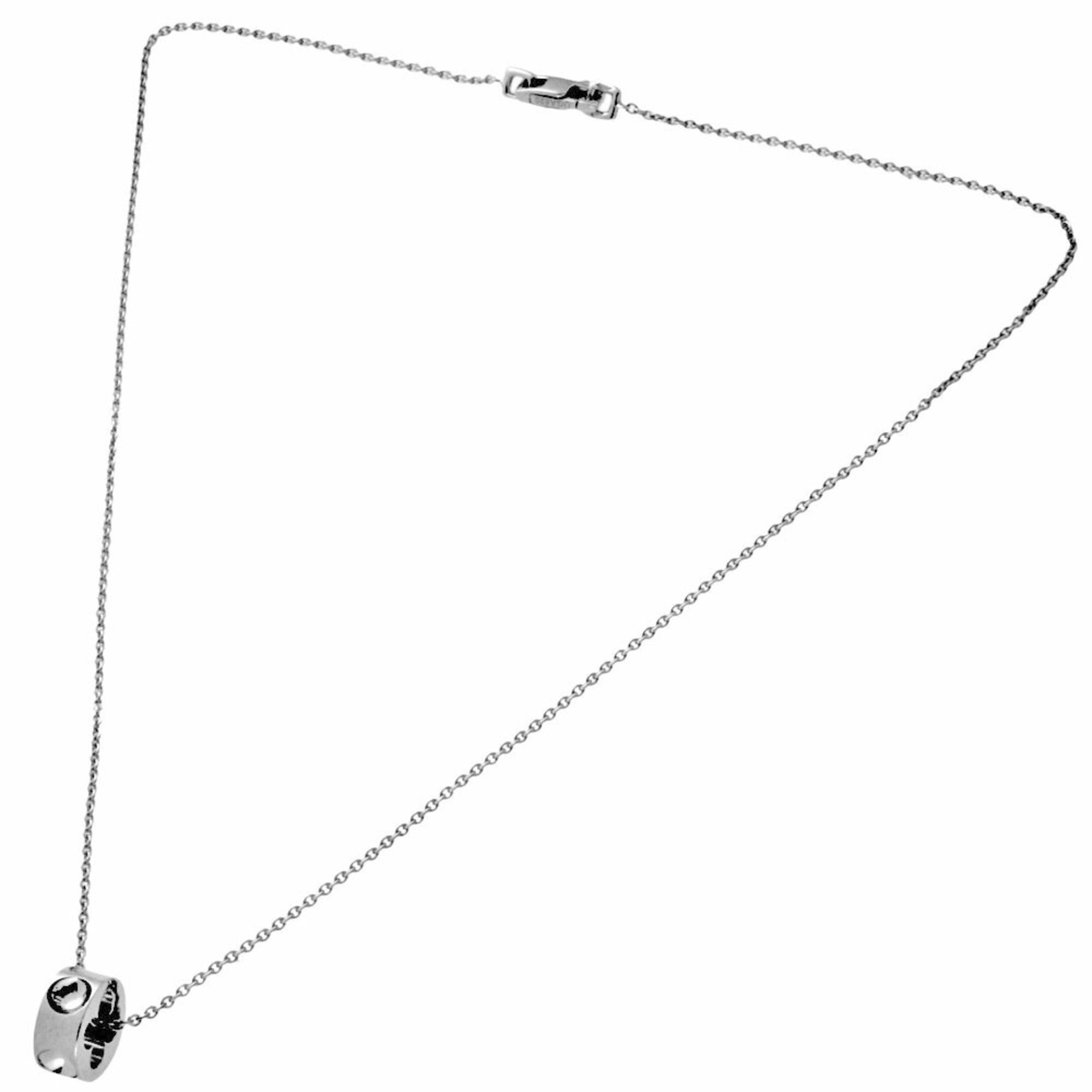 Pendant Necklace 18K White Gold