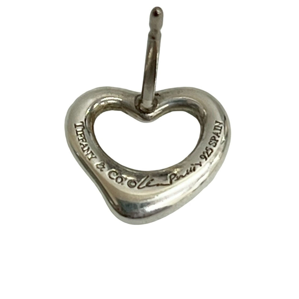 Open Heart Earrings Sterling Silver 10mm Sterling Silver
